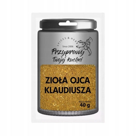 Zioła Ojca Klaudiusza 40g Przyprawy Twojej Kuchni do mięs, serów i warzyw