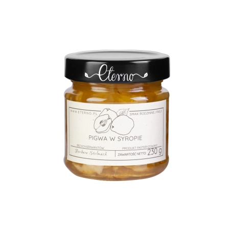 Pigwa w syropie do herbaty 230g ETERNO