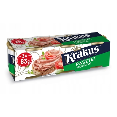Pasztet wieprzowy Krakus 249 g (3x83g)