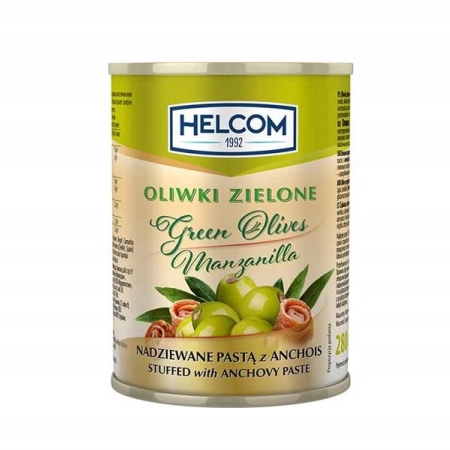 Oliwki zielone nadziewane anchois 300 ml puszka H