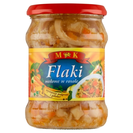MK FLAKI WOŁOWE W ROSOLE 500g gotowe danie słoik