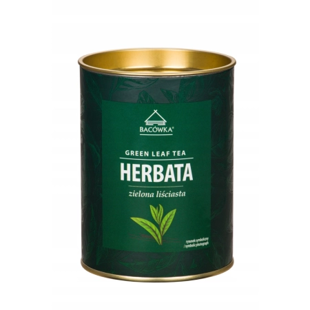 Herbata zielona liściasta 100g GREEN LEAF TEA Bacówka