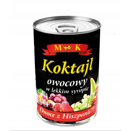 koktajl owocowy w syropie MK 0,41 kg