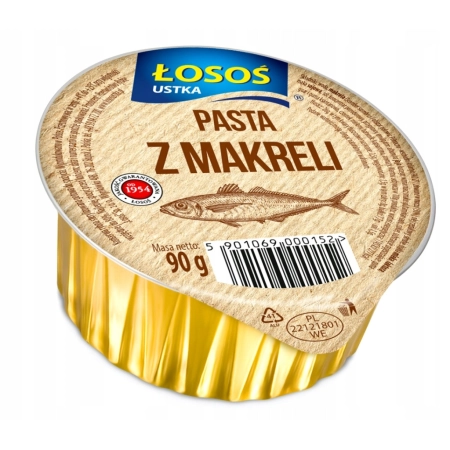 PASTA Z MAKRELI 90g ŁOSOŚ USTKA