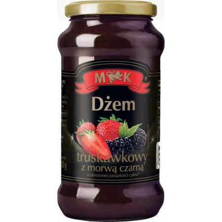 Dżem truskawkowy z morwą czarną 315g MK słoik