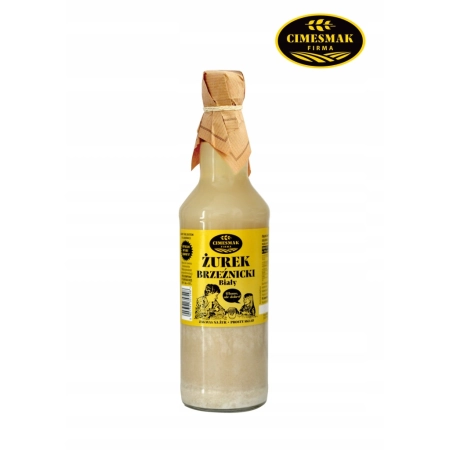ŻUREK BRZEŹNICKI BIAŁY 500ML CIMESMAK