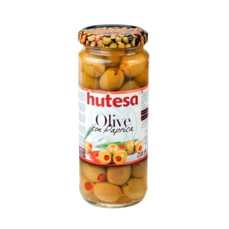 Oliwki zielone z pastą paprykową 350 g