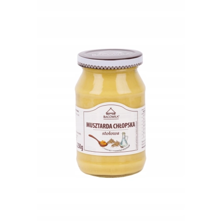 MUSZTARDA CHŁOPSKA STOŁOWA BACÓWKA 250G