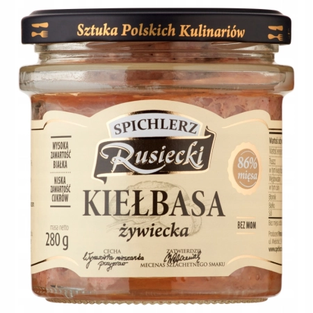 RUSIECKI SPICHLERZ KIEŁBASA ŻYWIECKA 280G PAMAPOL