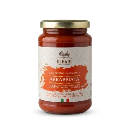 WŁOSKI SOS POMIDOROWY SUGO ARRABBIATA 350G/DI BARI