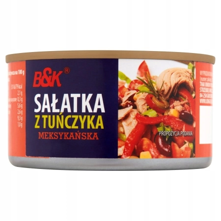 Sałatka z tuńczyka meksykańska B&K 0,185 kg
