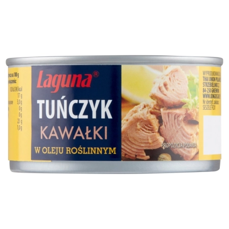 Tuńczyk kawałki w oleju roślinnym Laguna 170 g
